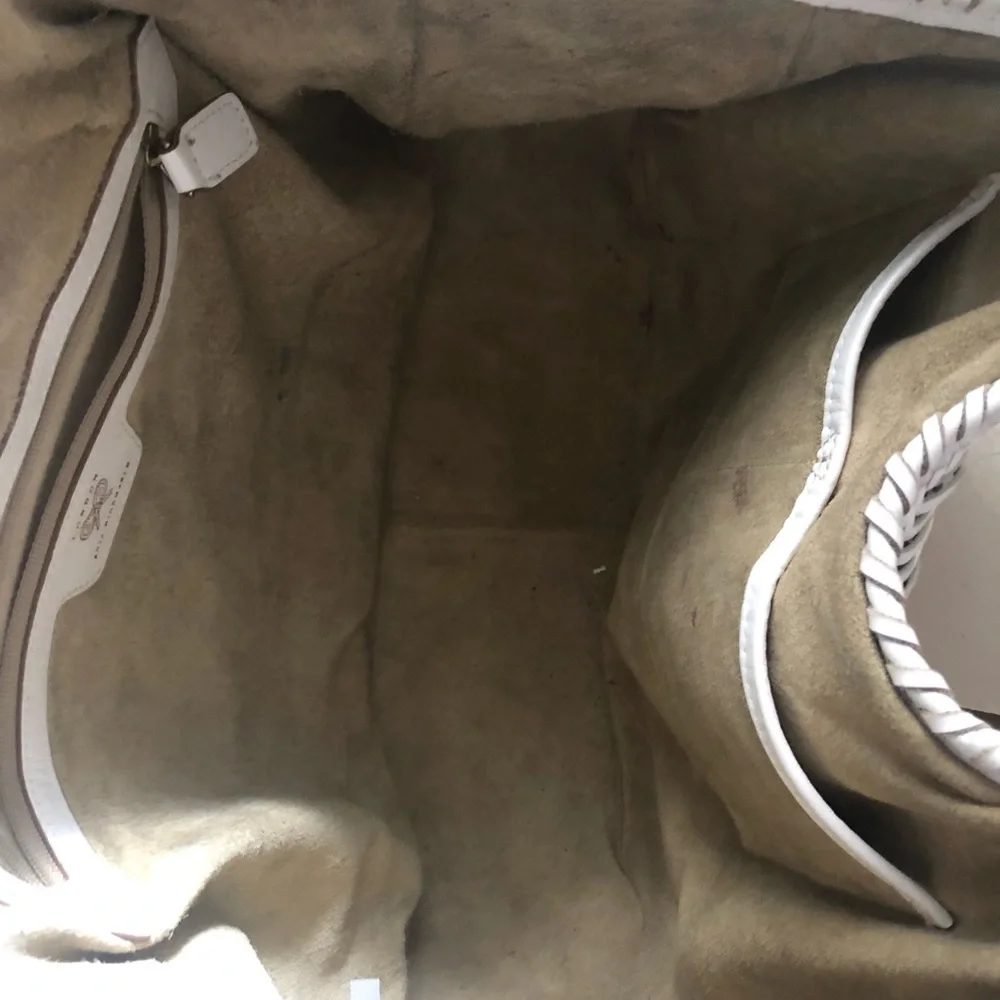 Anya Hindmarch London Woven Leather Neeson Tassel Tote Handbag - Picture 8 of 12